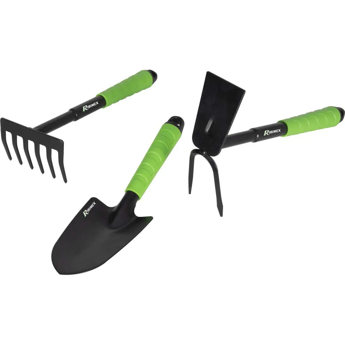 Lot 3 outils fleurs Primoland serfouette rateau transplantoir - vue 2