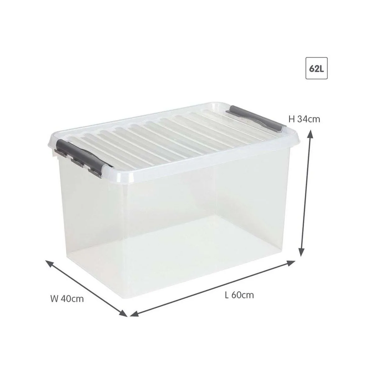 Sunware Boite Plastique Transparente (H)340X(L)600X(L)400M - Image 3