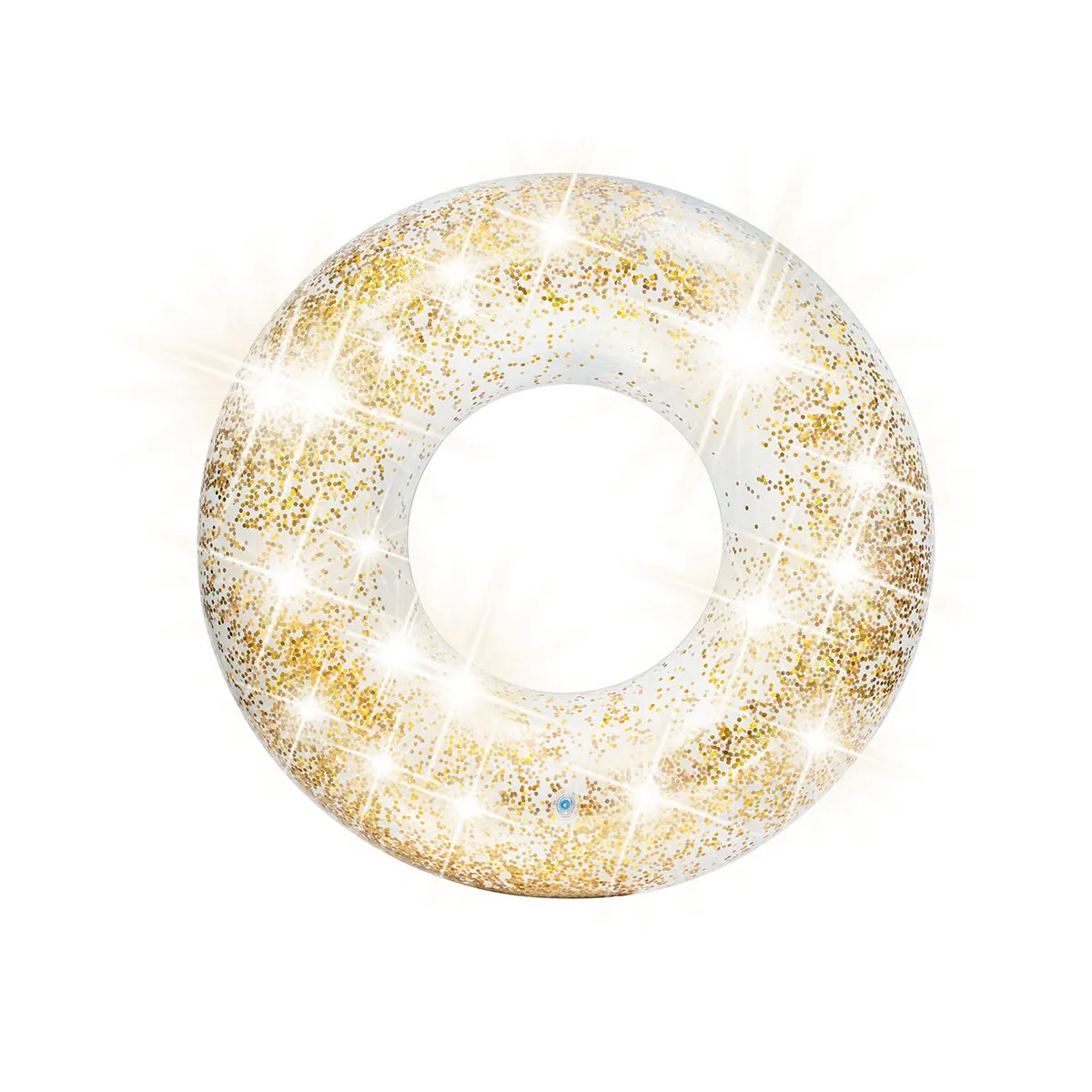 Intex Bouée Gonflable Paillettes Or Ø 119 Cm