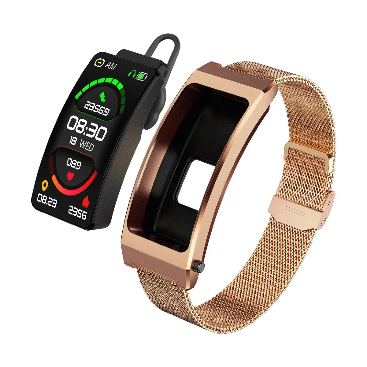 Bracelet Connecté Élégant Suivi Sommeil Oxygène