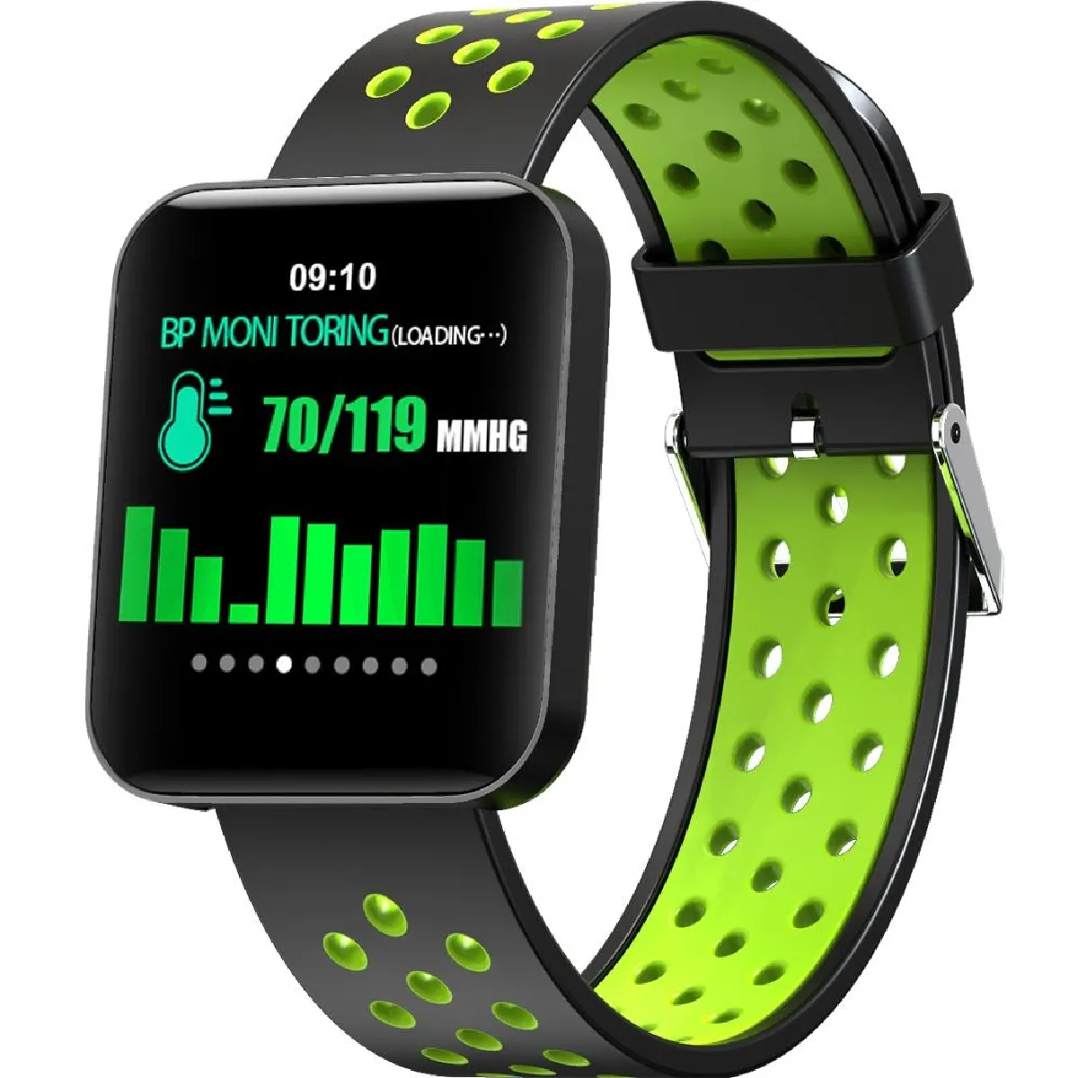 Bracelet Connecté IP67 Moniteur Santé Sommeil Sport