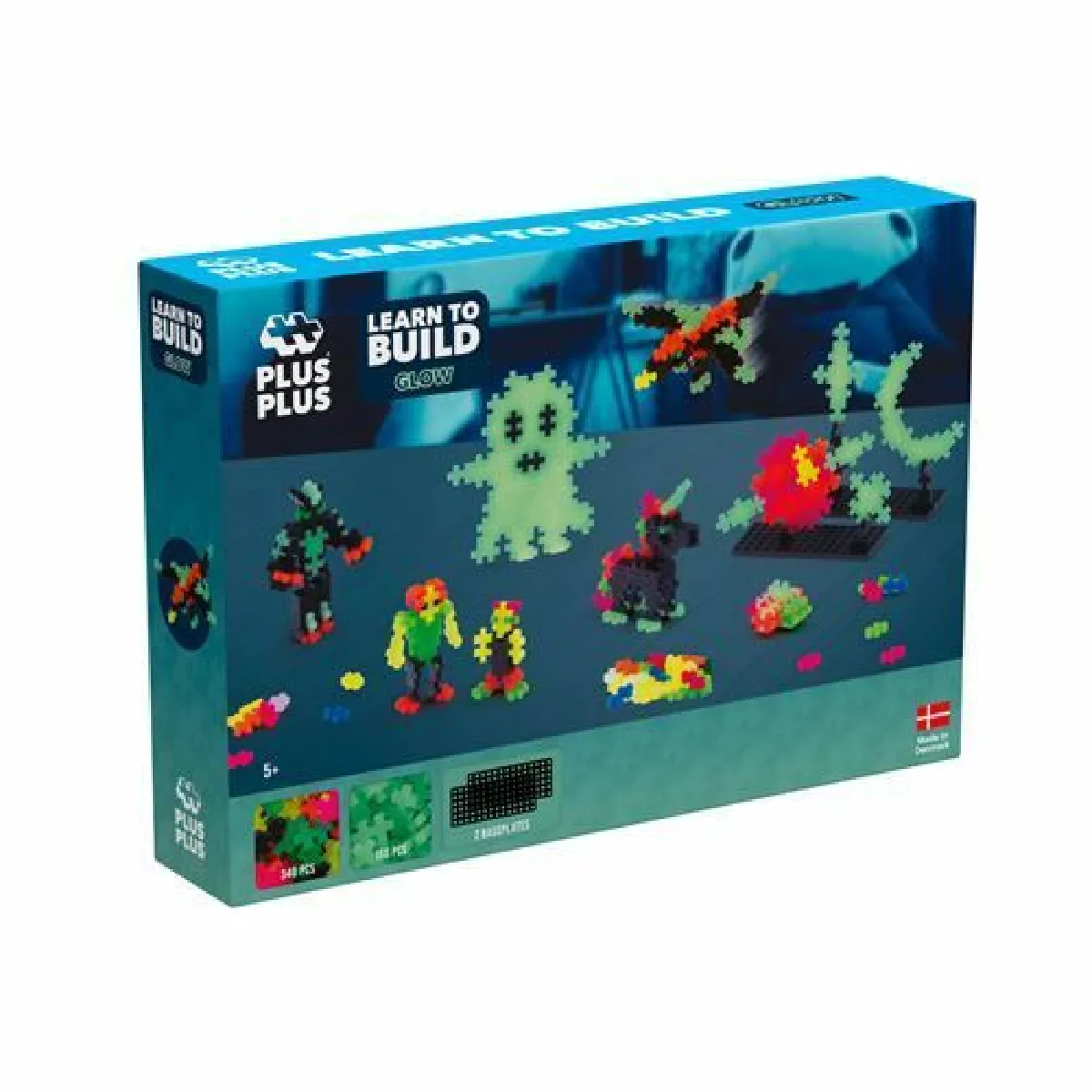 Plus Plus Kit Découverte Phosphorescent 500 Pièces - Image 3