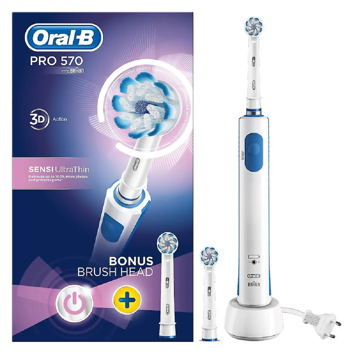 Générique Brosse À Dents Électrique Oral-B Pro 570