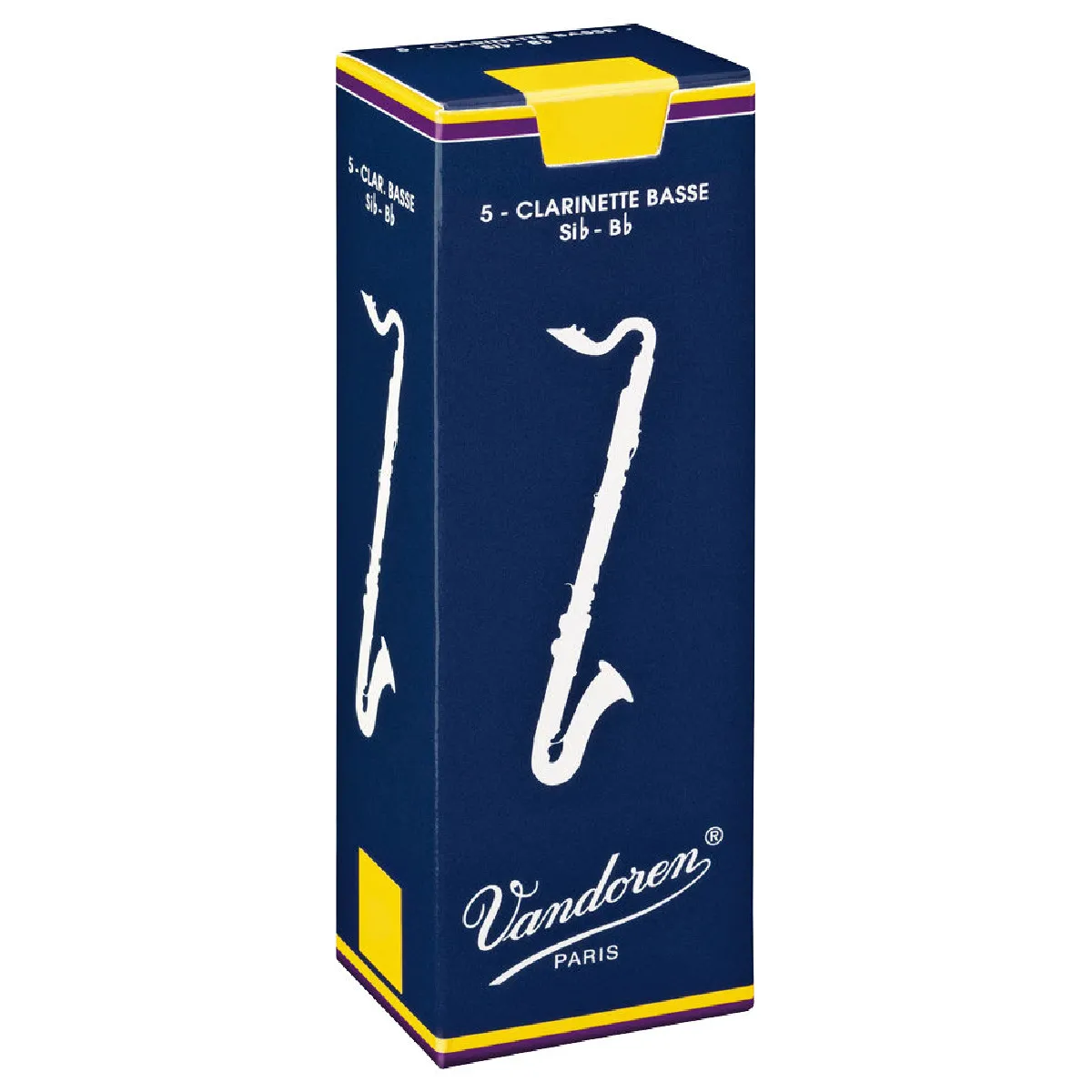 Vandoren CR124 - 5 Anches Clarinette Basse Traditionnelle 4 - Image 4