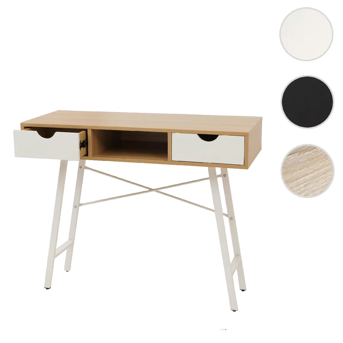 Mendler Blanc Bureau D'appoint