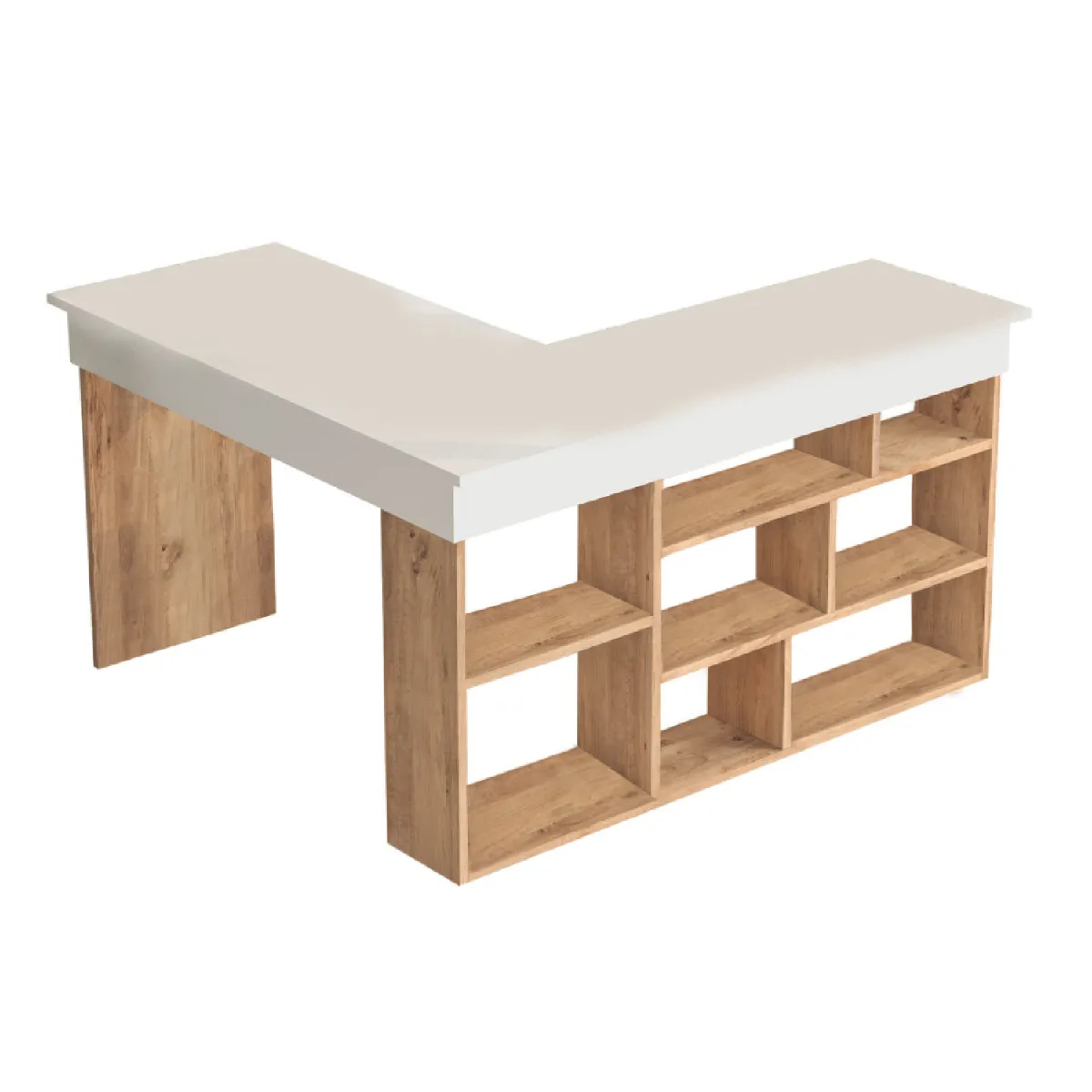 Bureau d'angle design avec étagères TYO Bureau d'angle design avec étagères TYO
