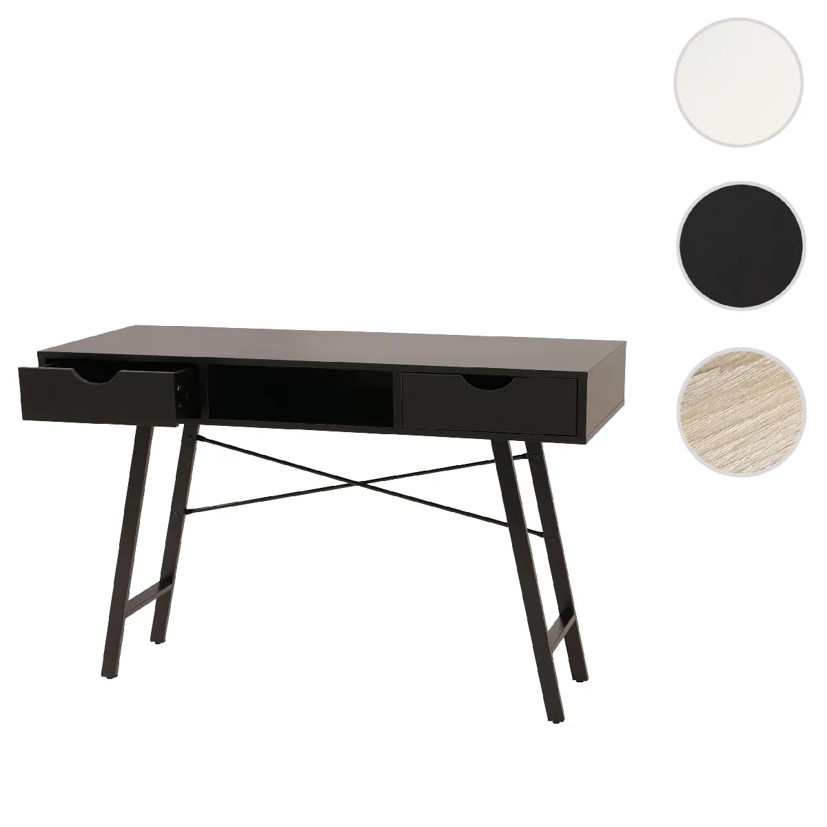 Mendler Noir Bureau Professionnel Caisson