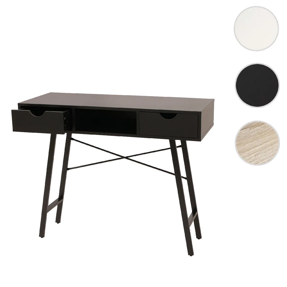Mendler Bureau d'appoint - Noir