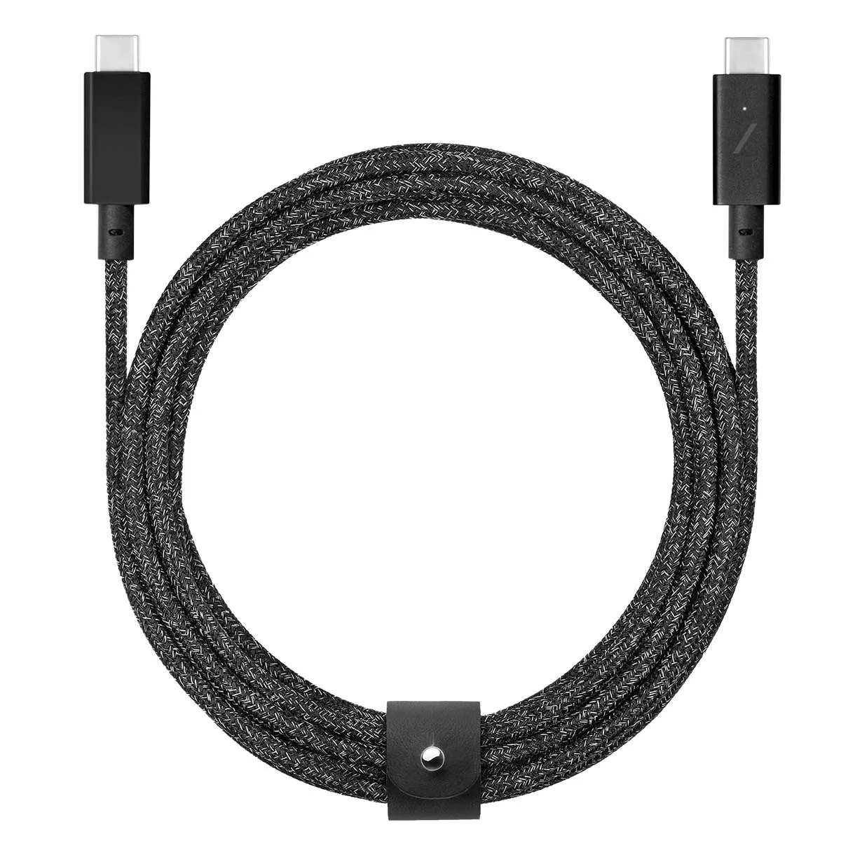 Native Union Noir Belt Câble Usb Usb 2.0 2,4 M Usb C - Neuf - Image 3
