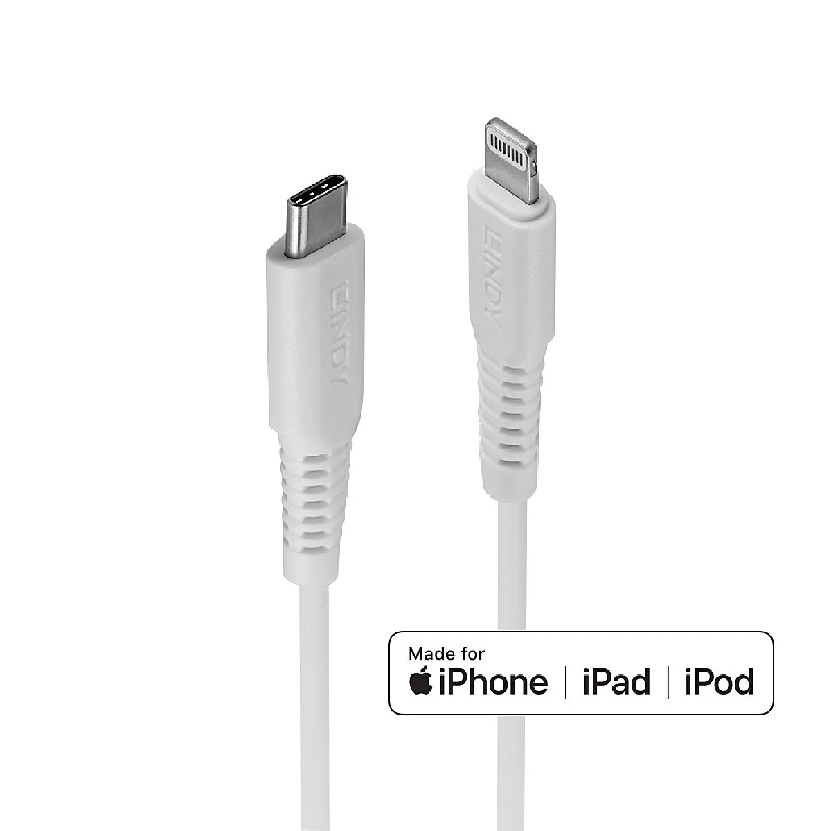 Lindy Blanc 31318 Câble Lightning 3 M