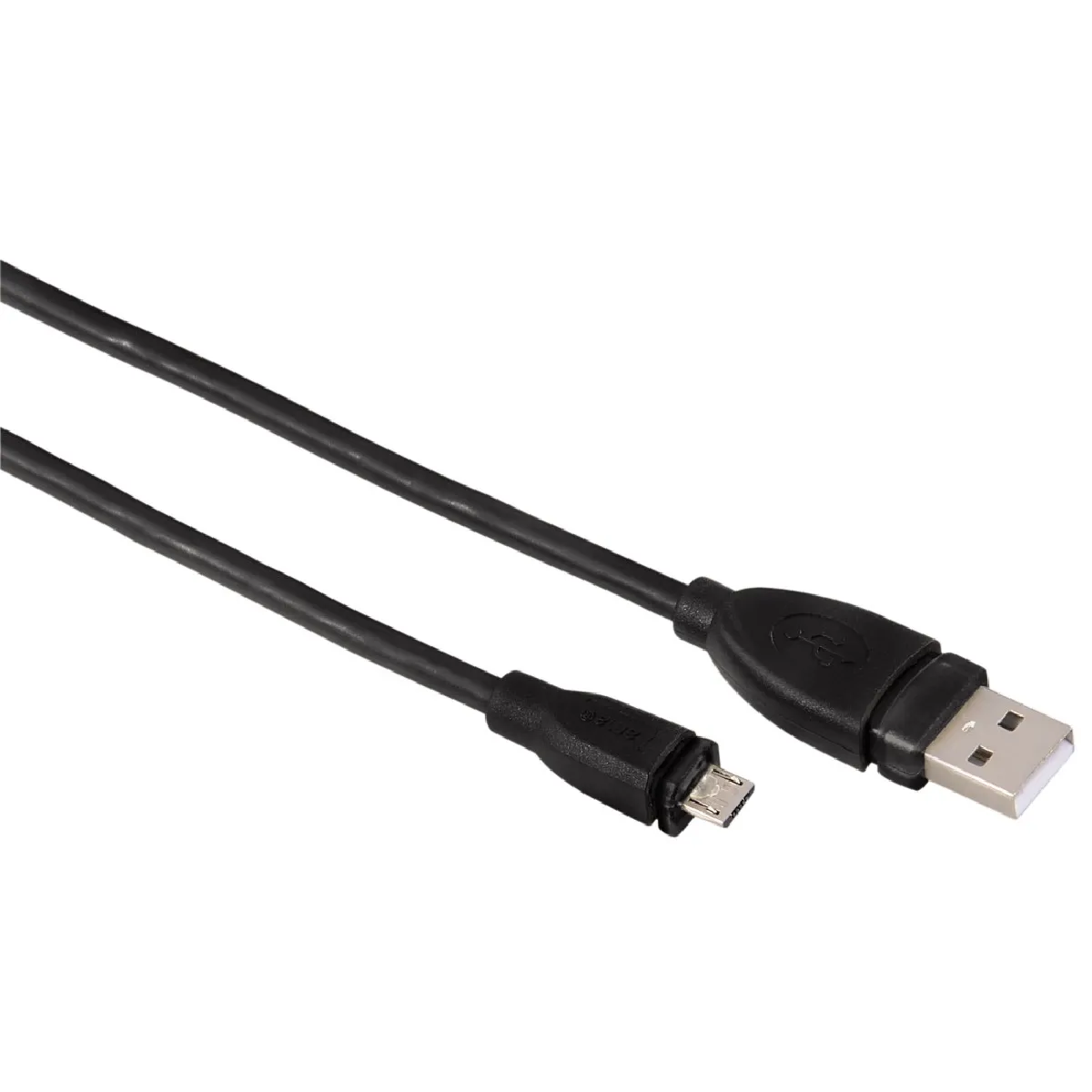 HAMA  C&acirc;ble micro-USB&nbsp;2.0, blind&eacute;, noir, 0,75&nbsp;m