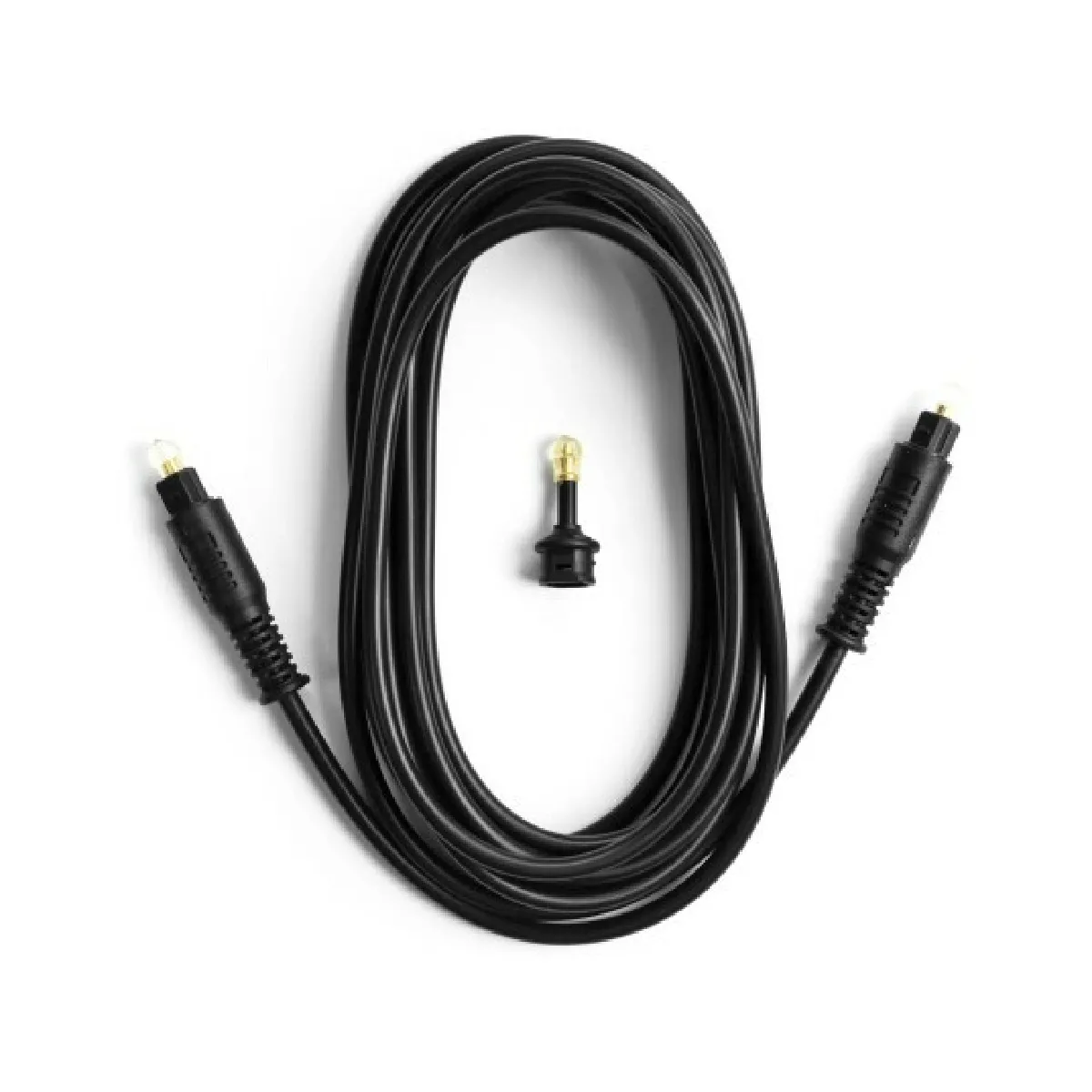Sbs Noir Câble Optique Toslink Vers Jack 3,5 Mm - 3 M