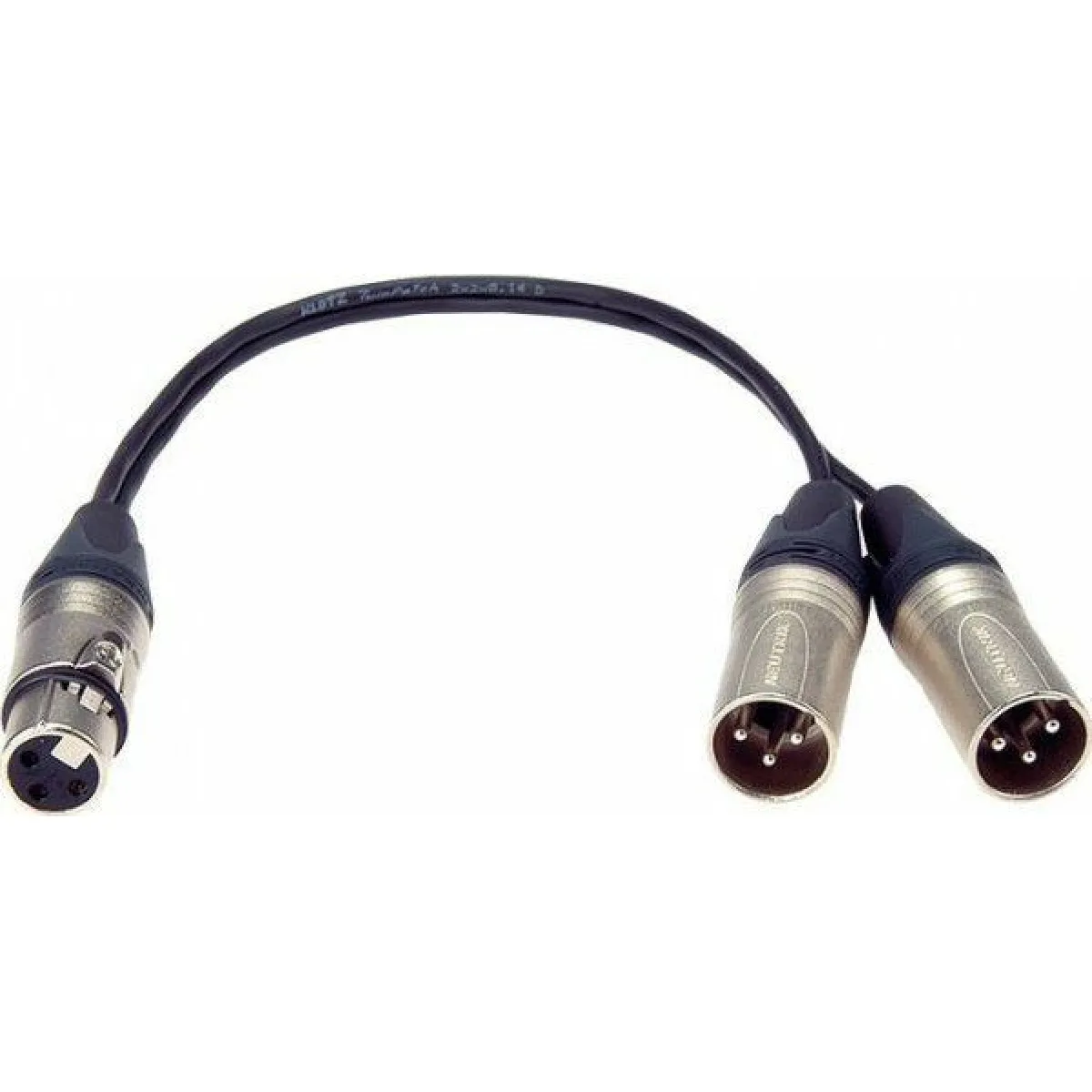 Klotz Câble Adaptateur Xlr 1 Femelle Vers 2 Mâles