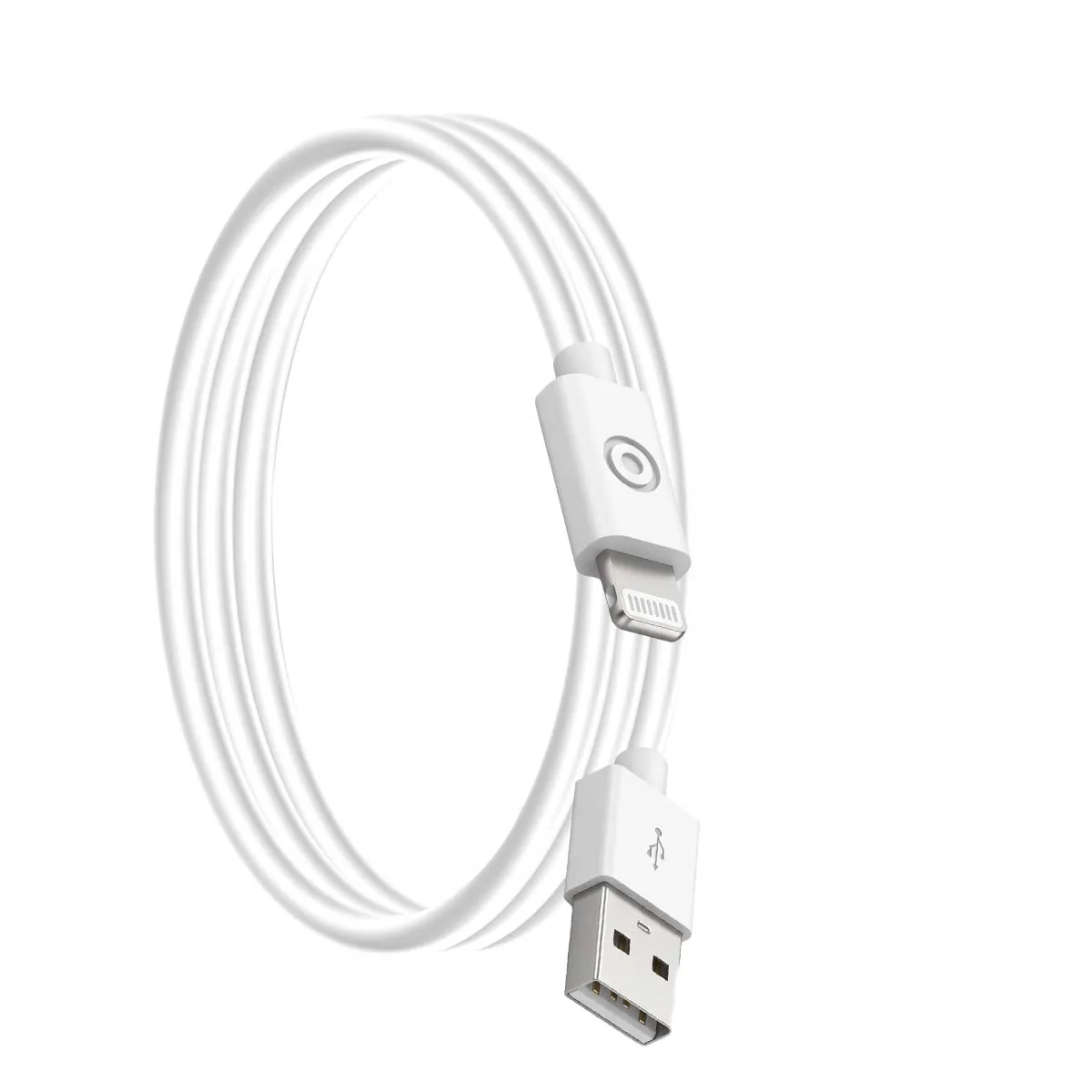 Bigben Blanc Connected Câble Usb A/Lightning 50Cm - 2.4A