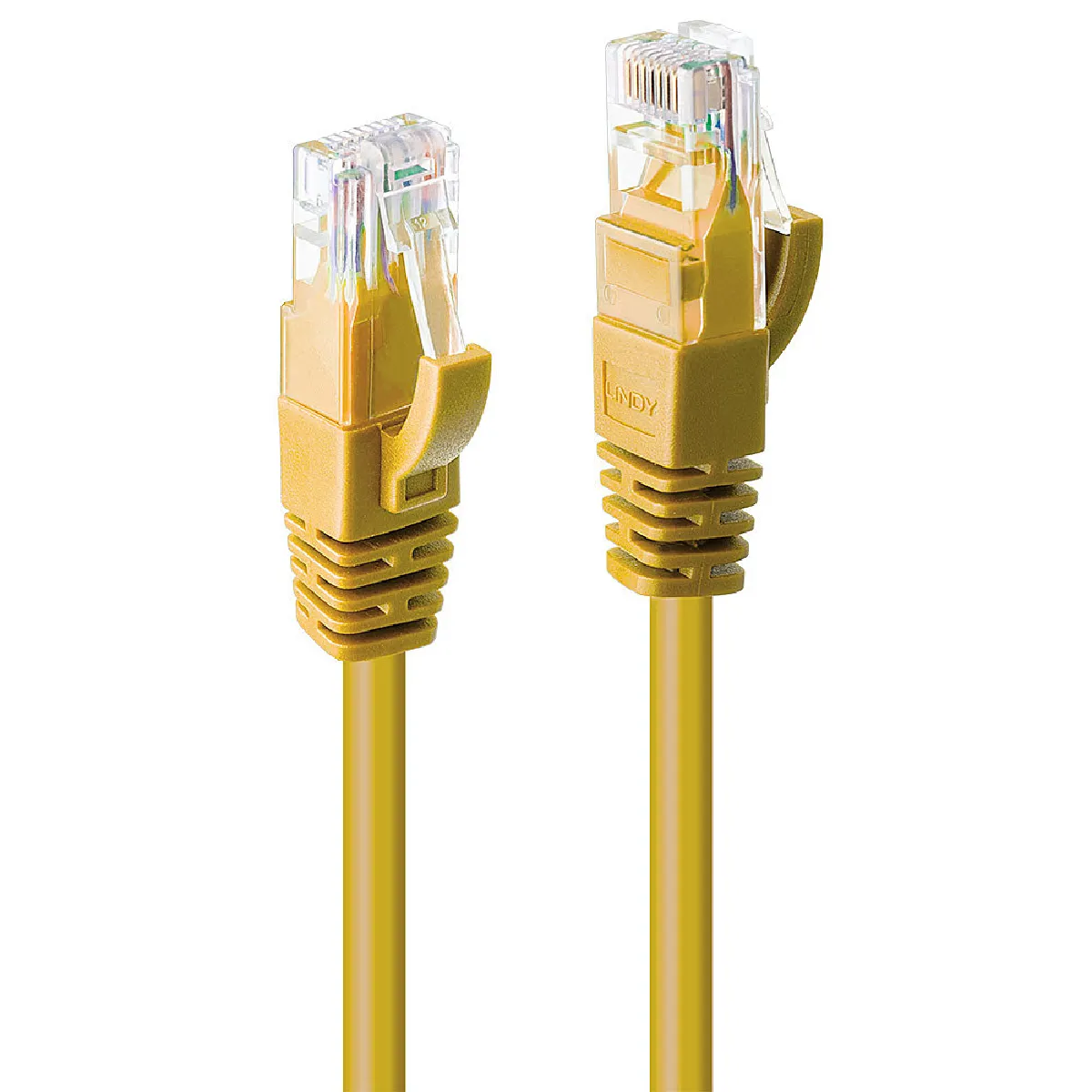 Lindy Jaune/Doré 48065 Rj45 Câble Réseau, Câble Patch Cat 6 U/Utp 5.00 M Contacts Dorés 1 Pc(S) - Image 3