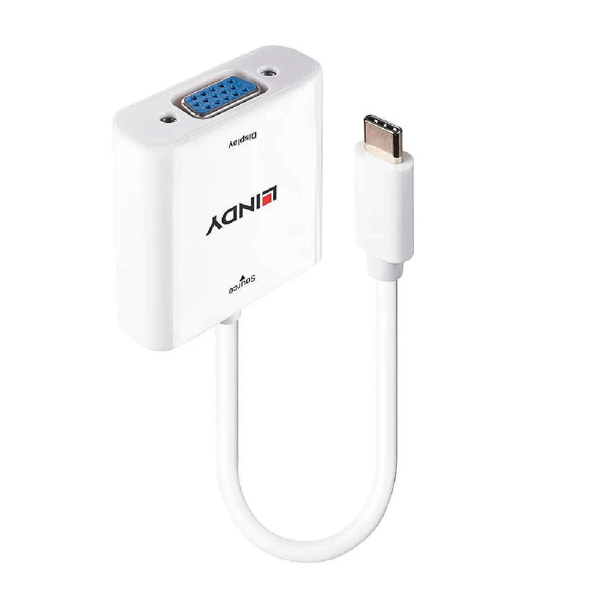 Lindy Blanc Adaptateur Usb-C Vers Vga