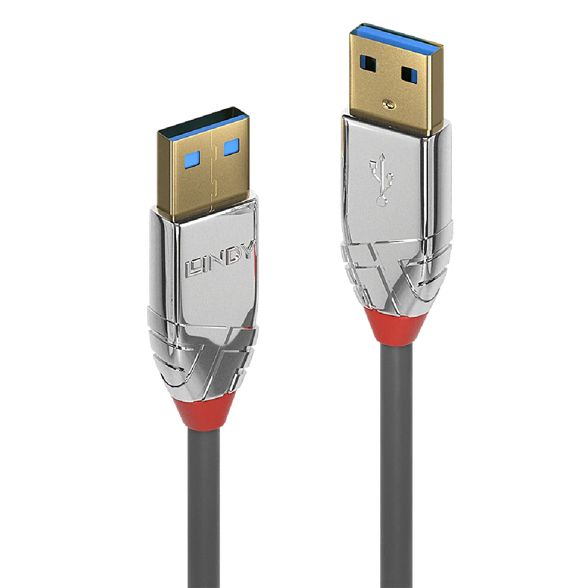 Lindy Gris Cromo - Câble Usb - Usb Type A (M) Pour Usb Type A (M) - Usb 3.0 - 2 M - Rond - Image 4