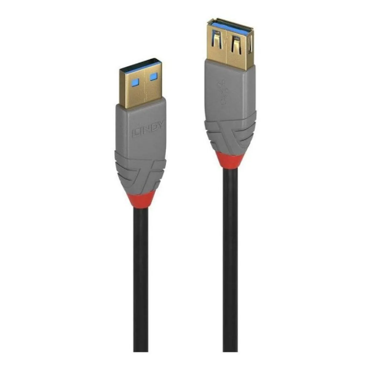 Lindy Noir Rallonge Usb 3.2 Type A, 5Gbit/S, Anthra Line, 0.5M - Neuf - Image 5