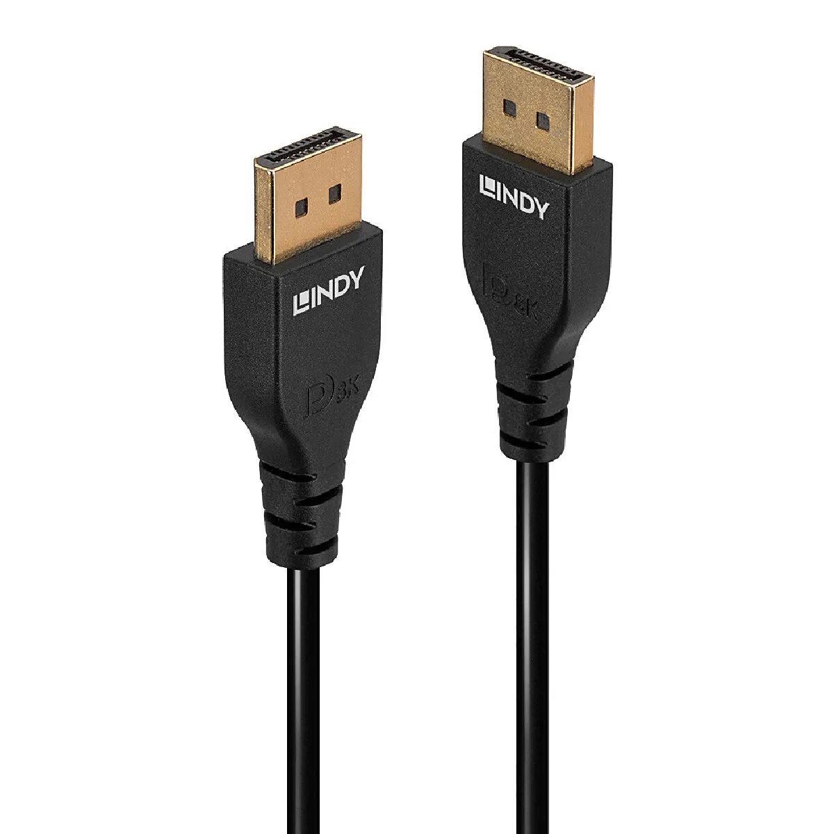 Lindy Noir Câble De Raccordement 36460 Displayport Av [1X Displayport Mâle - 1X Displayport Mâle] 0.5 M - Image 3