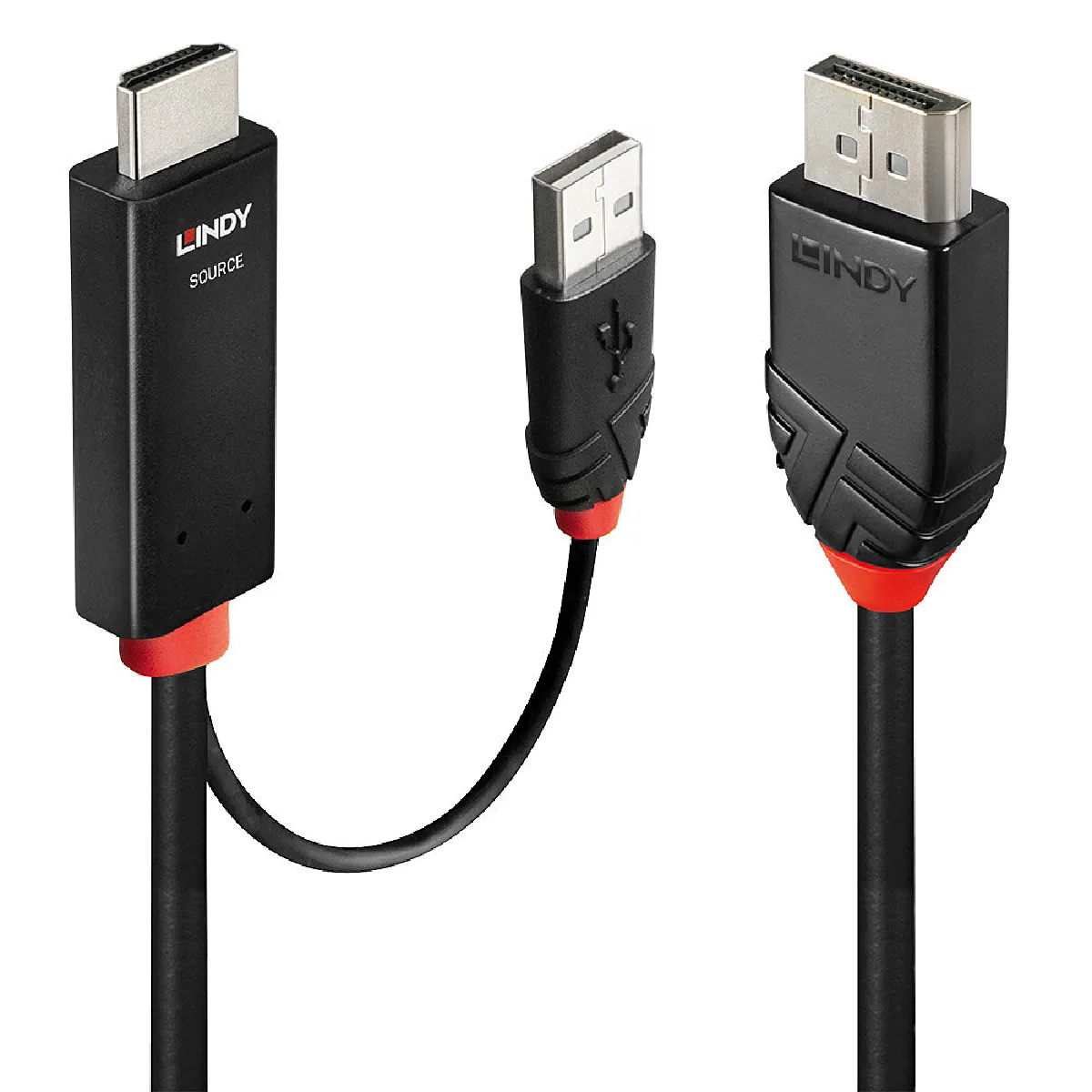 Lindy Noir Câble Hdmi Vers Displayport - 2 M