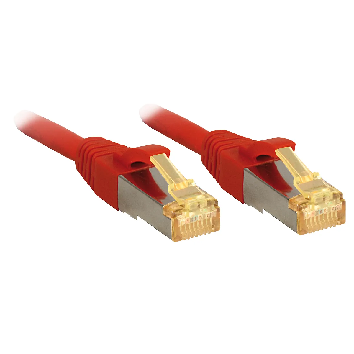 Lindy Rouge 47299 Rj45 Câble Réseau, Câble Patch Cat 6A (Câble Brut Cat 7) S/Ftp 15.00 M Blindage Double 1 Pc(S) - Image 3