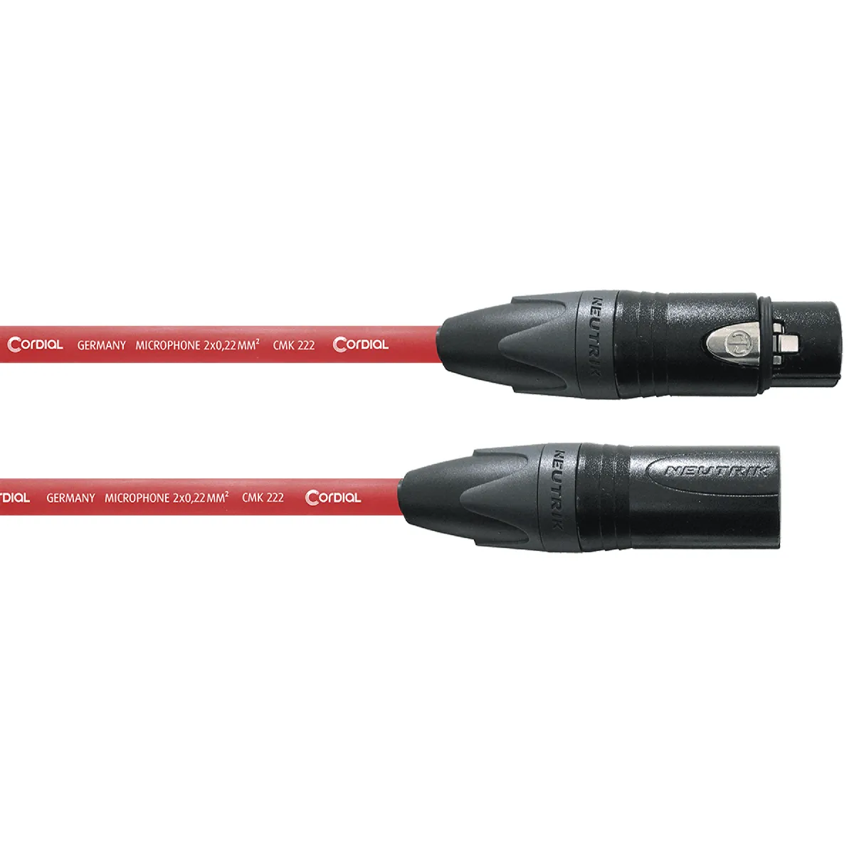 Cordial Câble De Microphone Xlr Mâle À Xlr Femelle Cpm 5 Fm Rd - 5 M
