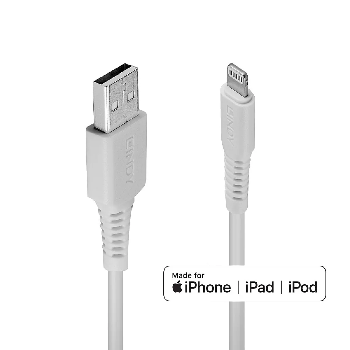 Lindy - Câble Lightning vers USB - 1 m - Blanc - Image 3
