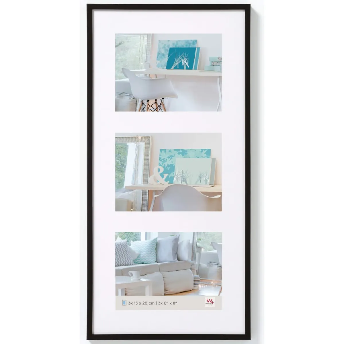 WALTHER  Design Cadre photo New Lifestyle 3x15x20 cm Noir