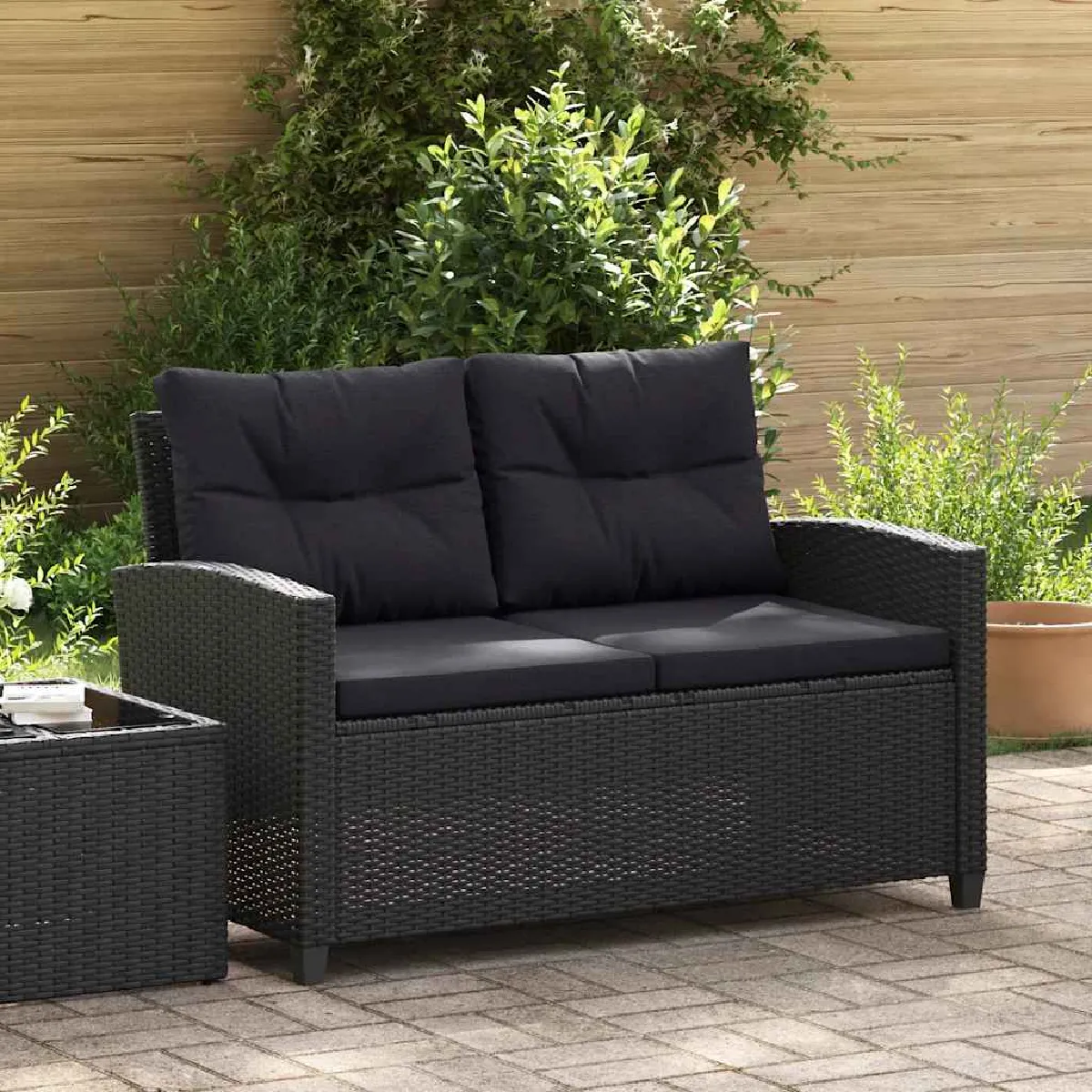 vidaXL Canapé 2 Places Jardin - vue 5