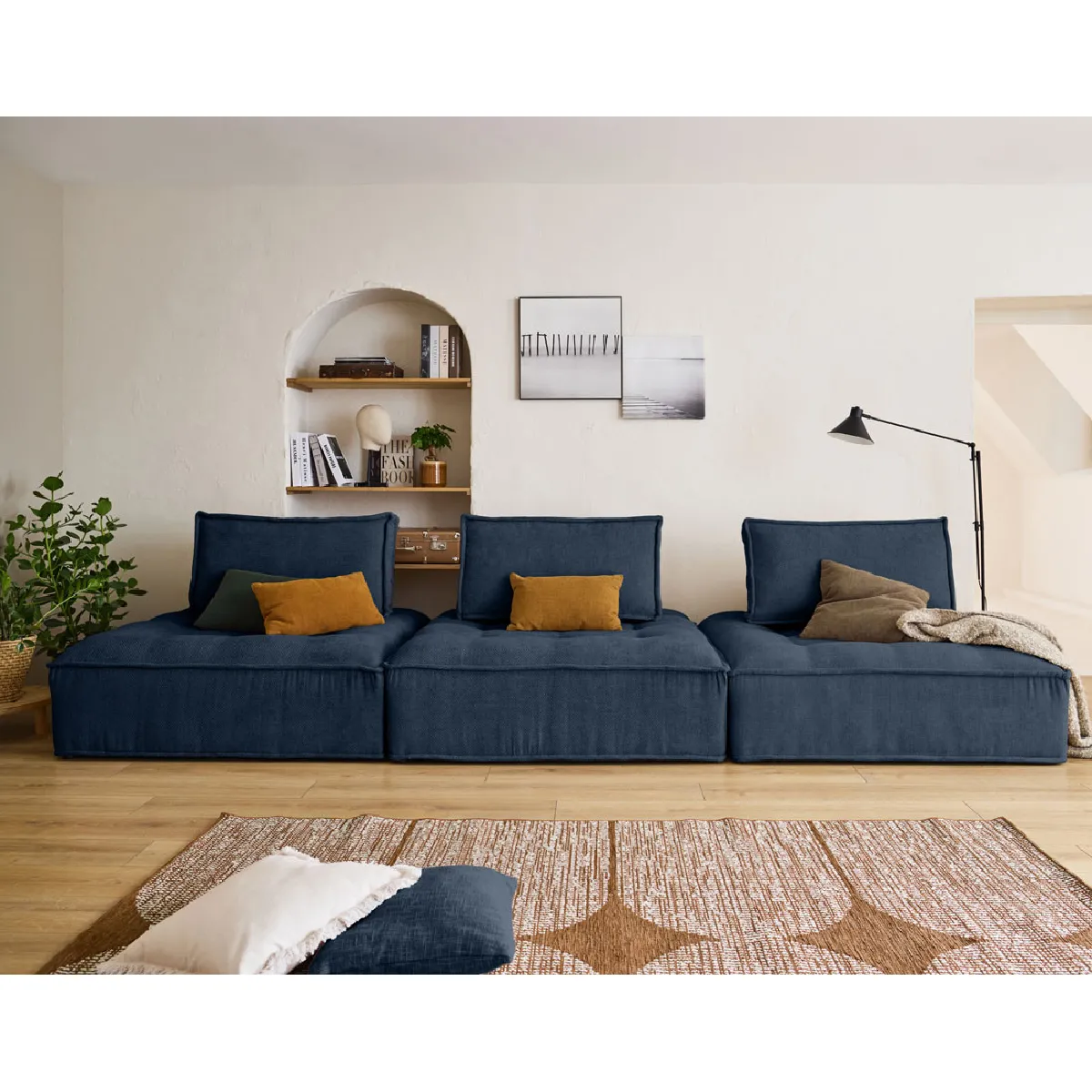 Lisa Design Bleu Canapé Modulable Marisol