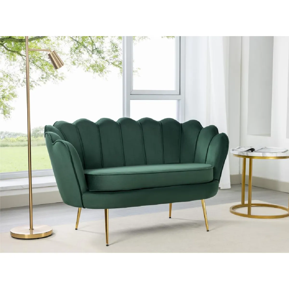 Pascal Morabito DANDELION - Velours vert sapin Pascal Morabito DANDELION - Velours vert sapin