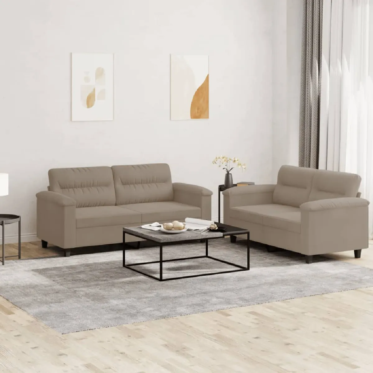 vidaXL Canapés 2 pcs - vue 2