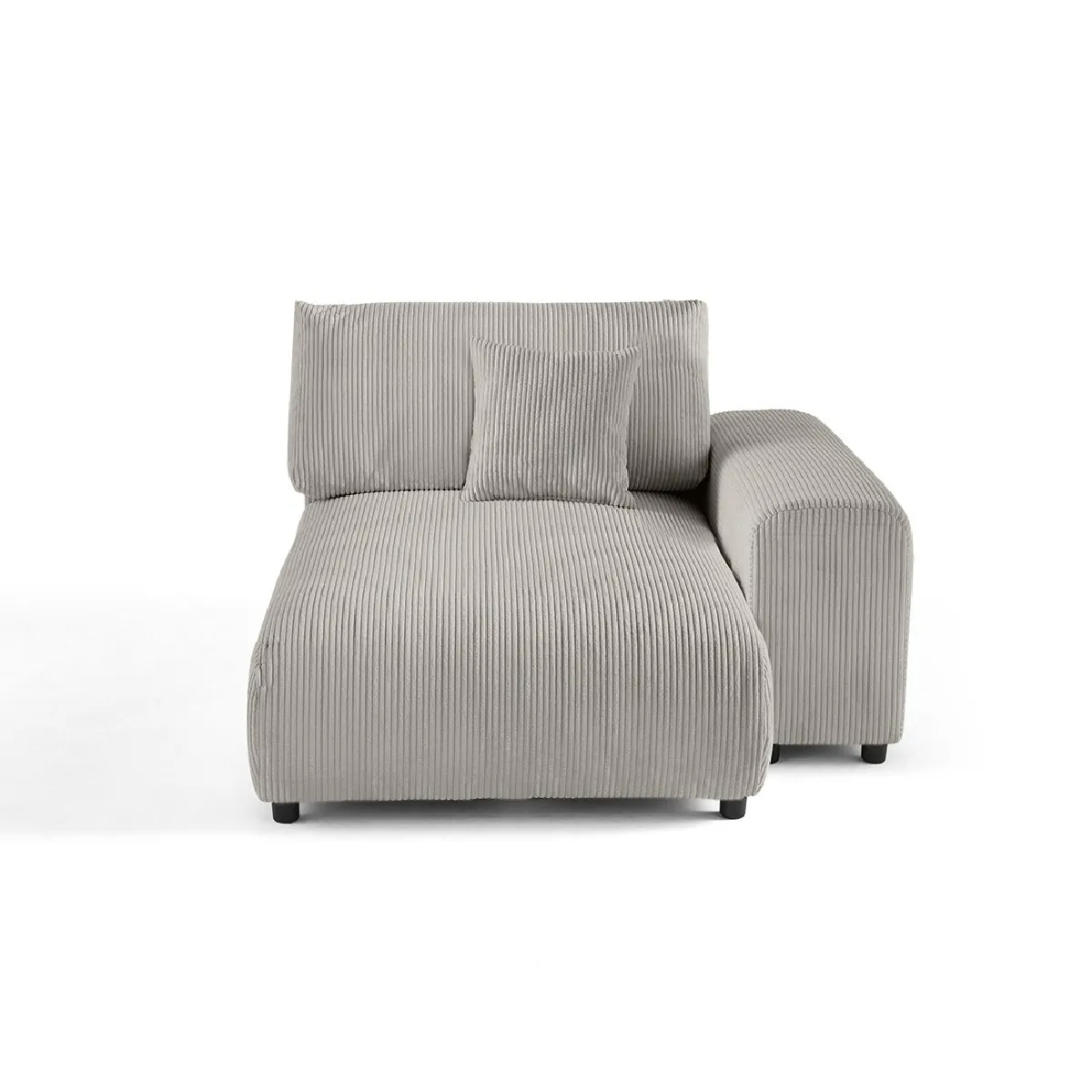 Lisa Design Gris/Clair Canapé Garance 2 Places