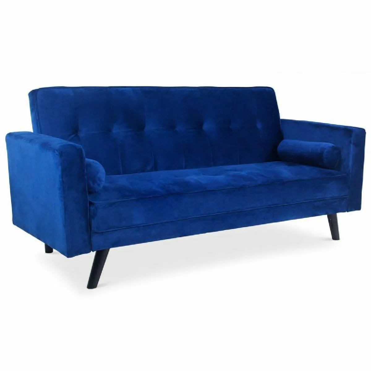 PARIS PRIX  Canap&eacute; Convertible Scandinave Navya - Bleu
