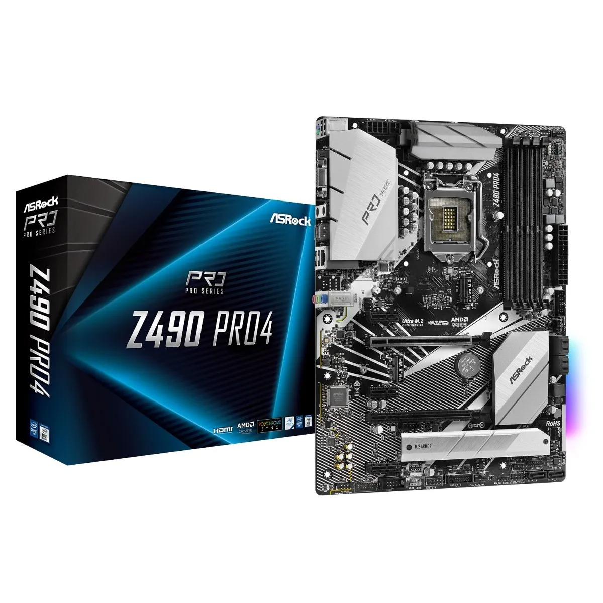 ASROCK INTEL Z490 Pro4 - ATX