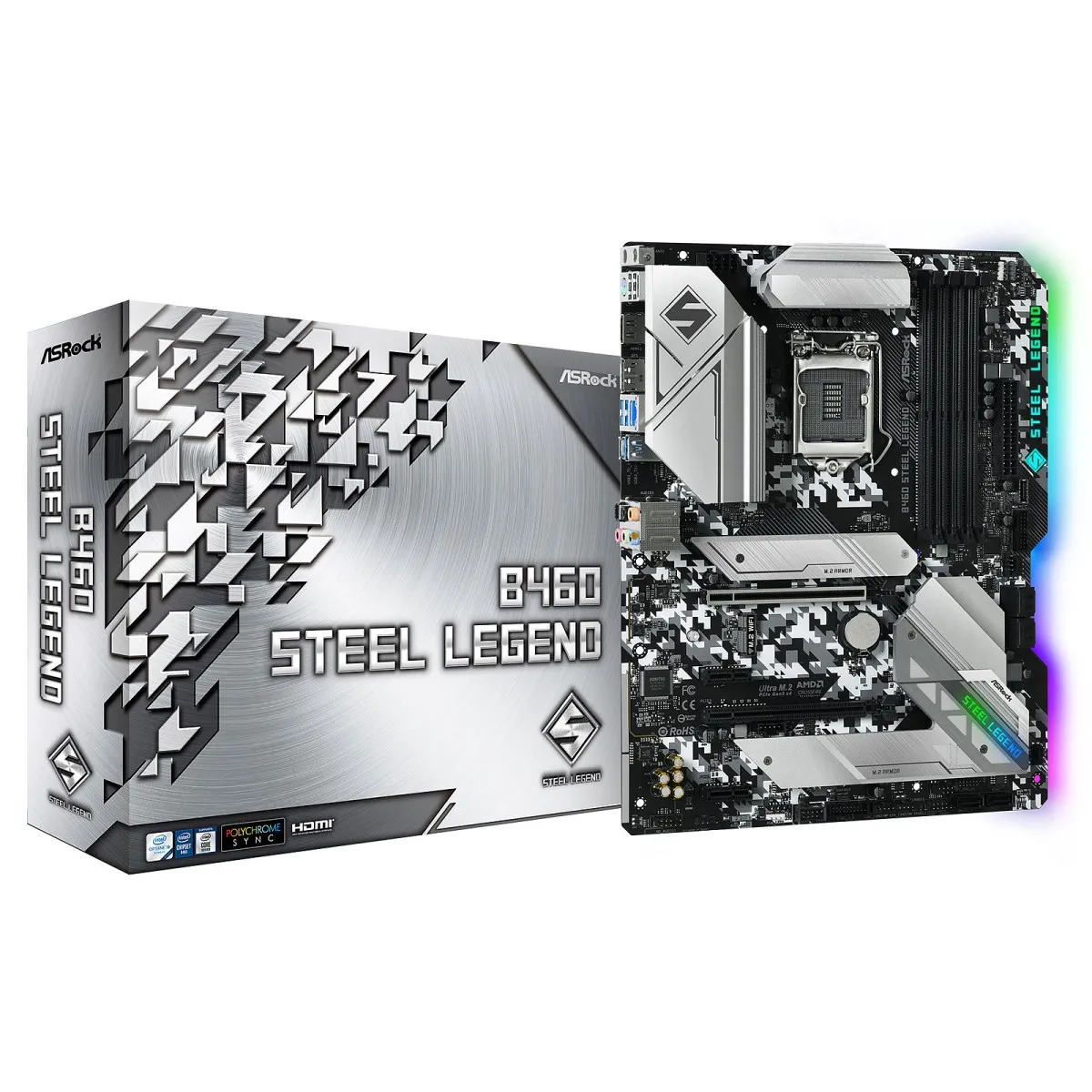 ASROCK  B460 Steel Legend LGA 1200 ATX Intel B460