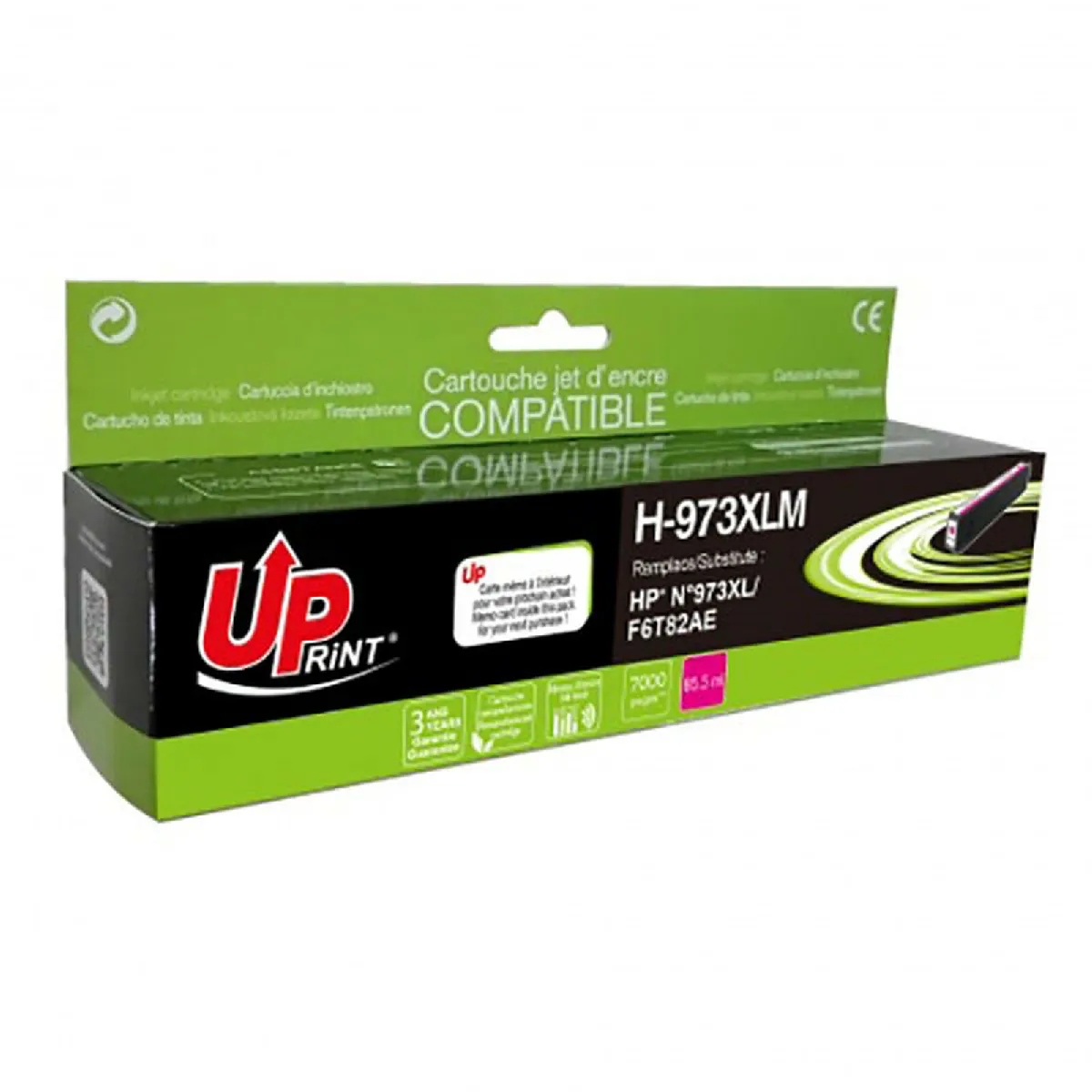 Uprint Cartouche Compatible avec HP F6T79AE Jaune PageWide 352dw 352dn 477dw 577dw 452dw 477dn 452dn 552dw P55250dw Neuf - vue 3