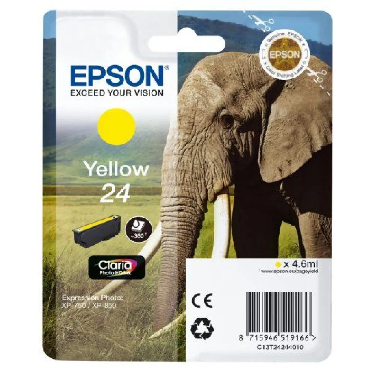Epson T2424 Jaune 4.6ml