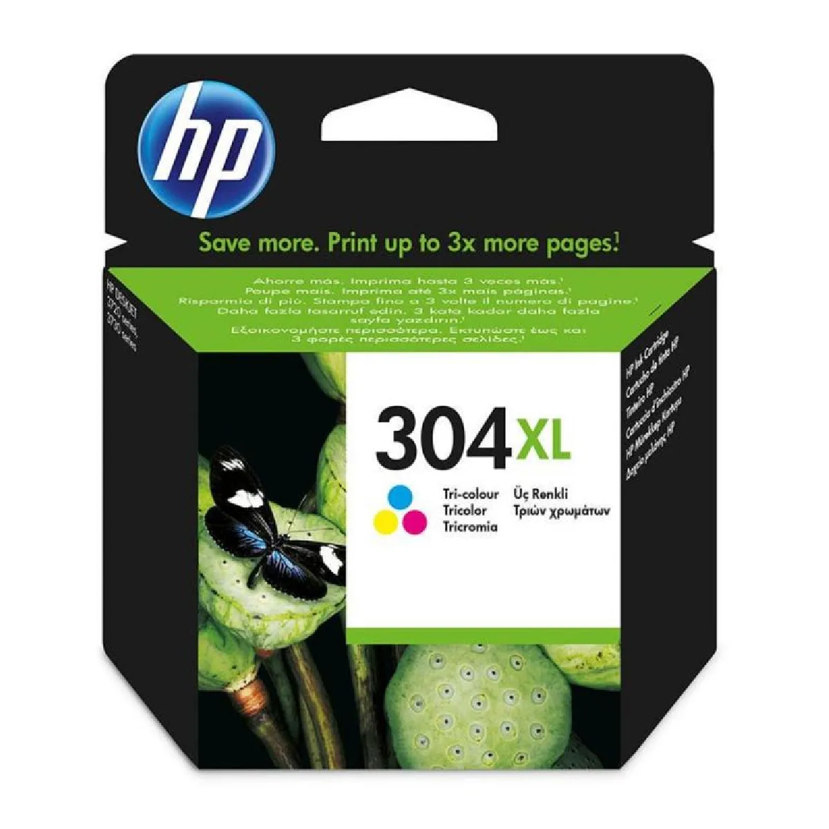 HP 304XL Cartouche d'encre couleurs N9K07AE