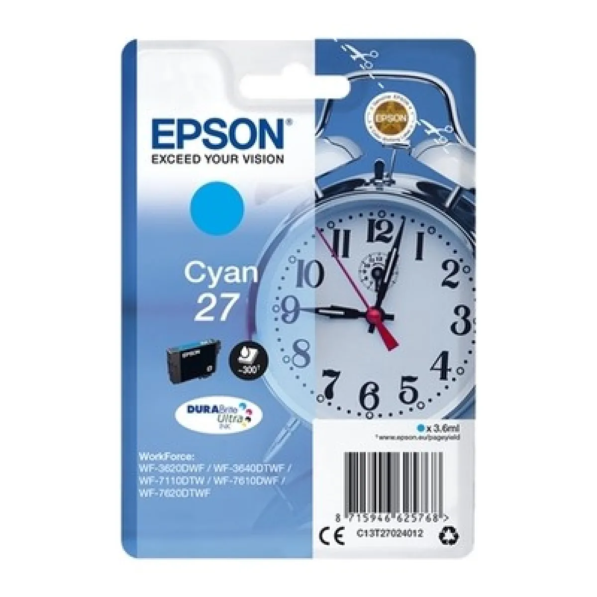 Epson 27 cartouche cyan