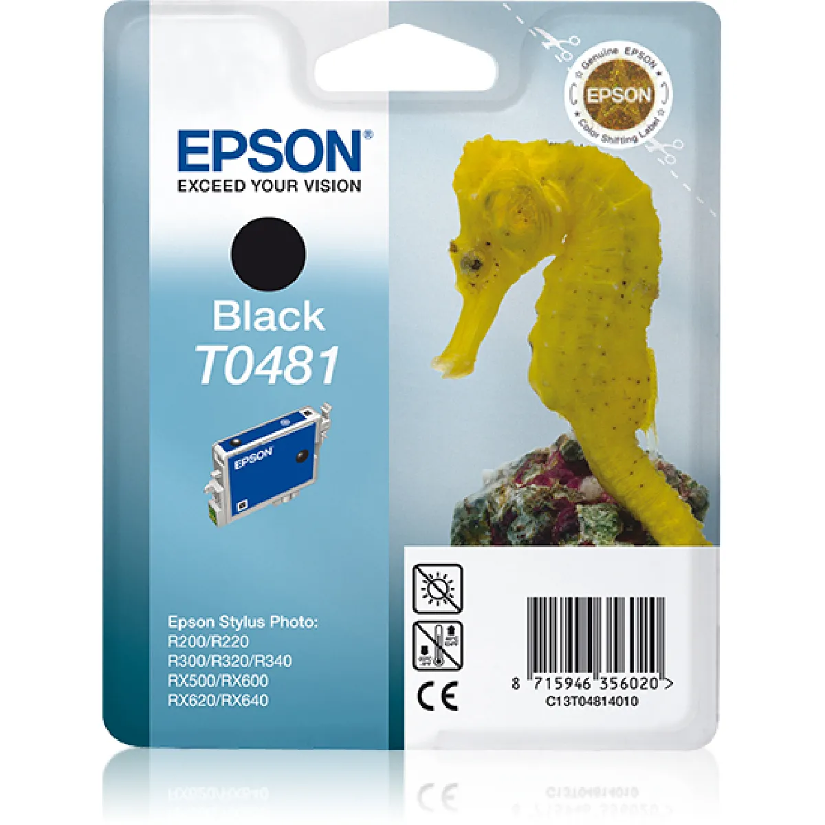 Epson T0482 Cartouche Originale Cyan - vue 4