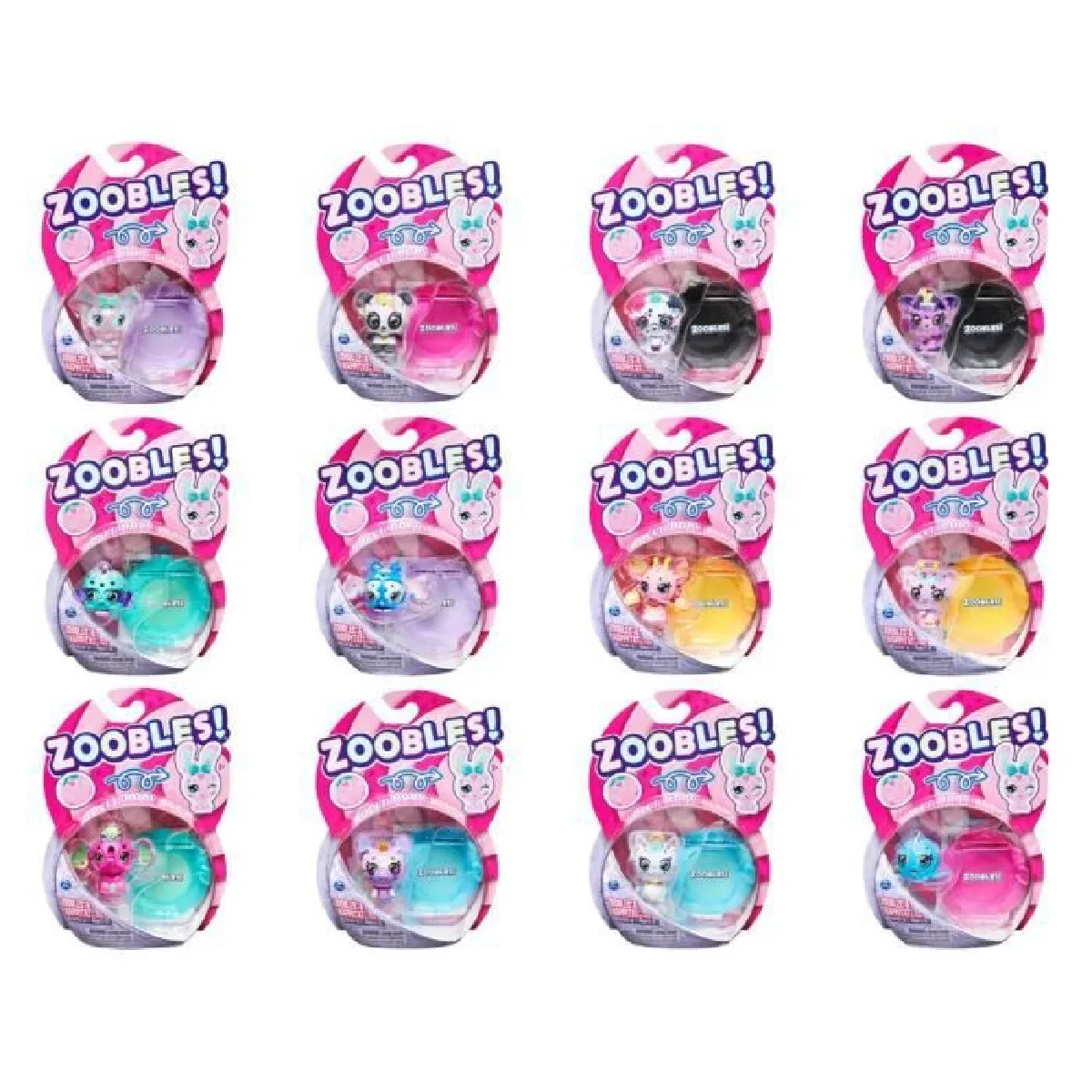 Spin Master Zoobles Animaux Pack De 2 Assort - vue 3