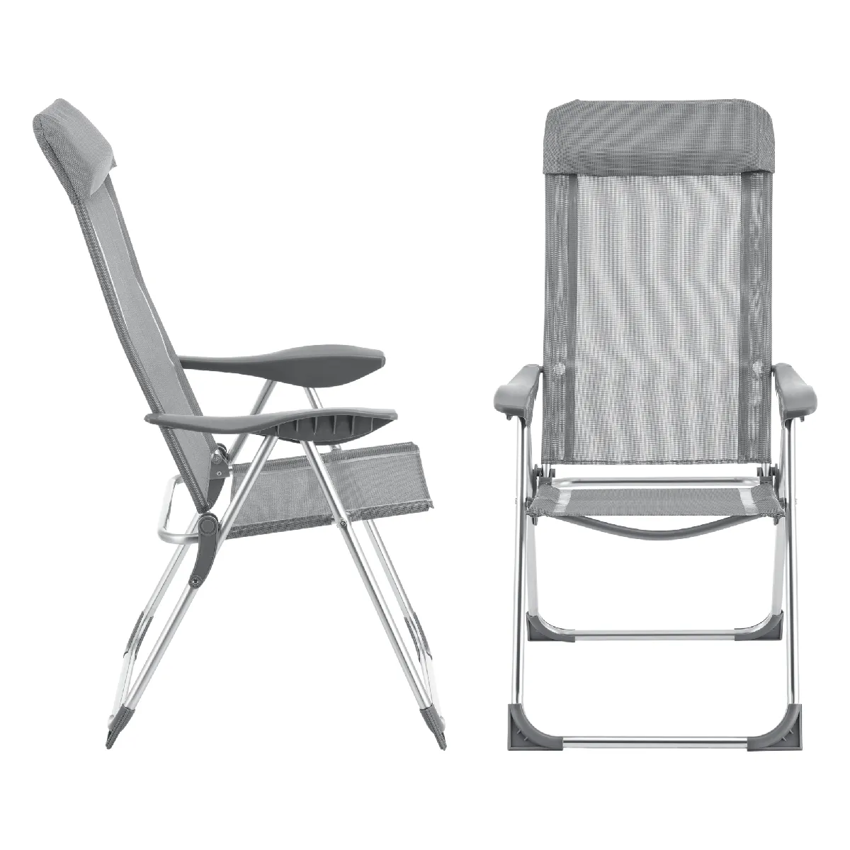 En.casa Lot de 2 chaises de jardin