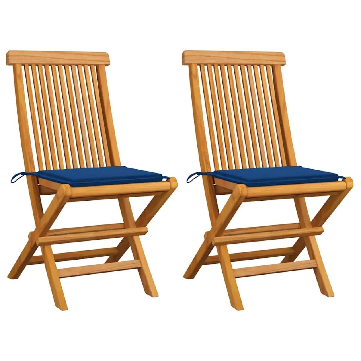 VIDAXL Chaises de jardin teck - vue 4