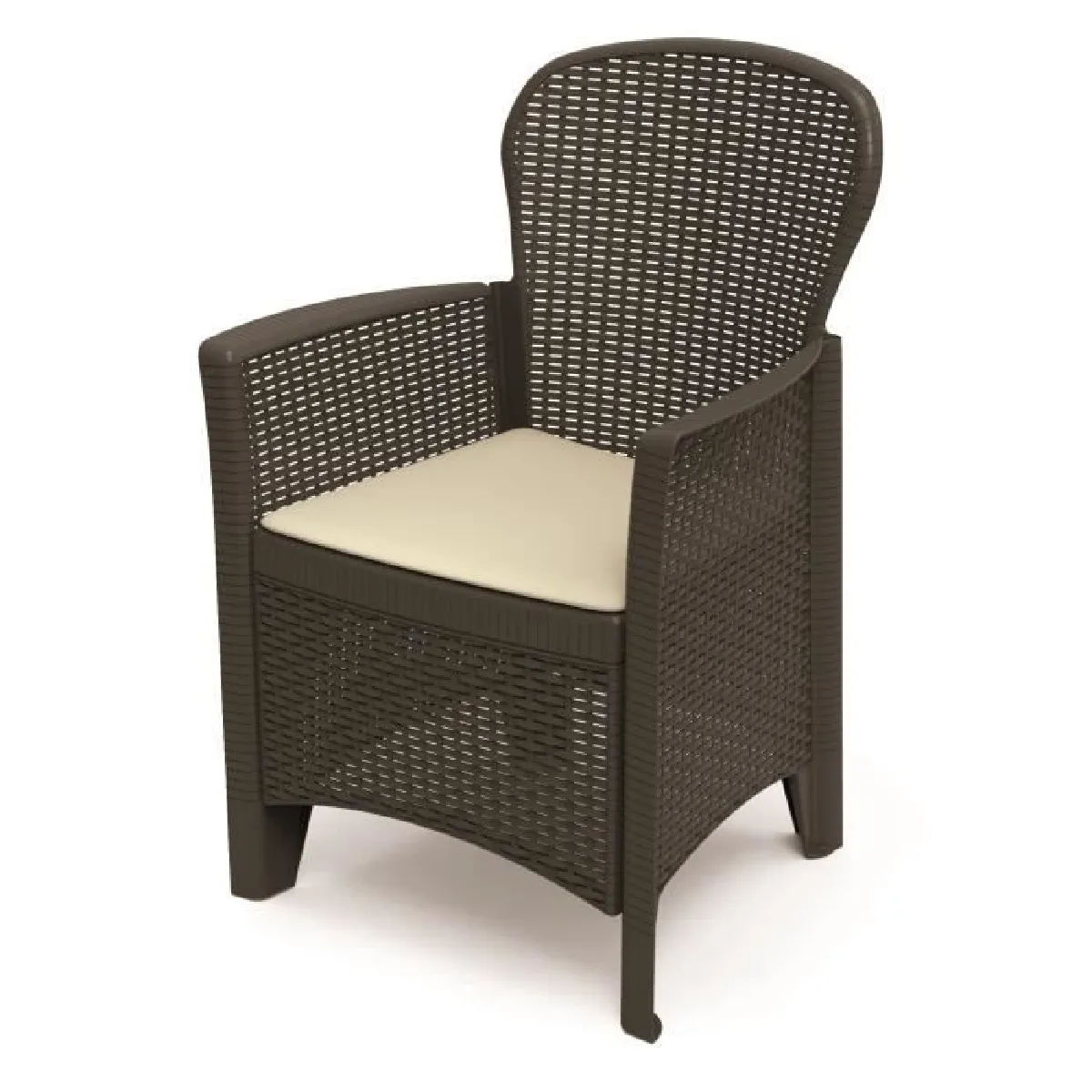 Progarden fauteuil de jardin résine tressée - Anthracite Progarden fauteuil de jardin résine tressée - Anthracite