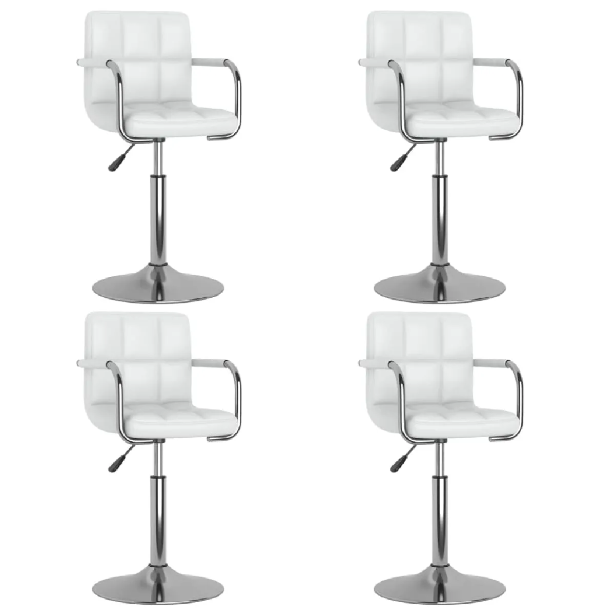 vidaXL Chaises pivotantes Similicuir
