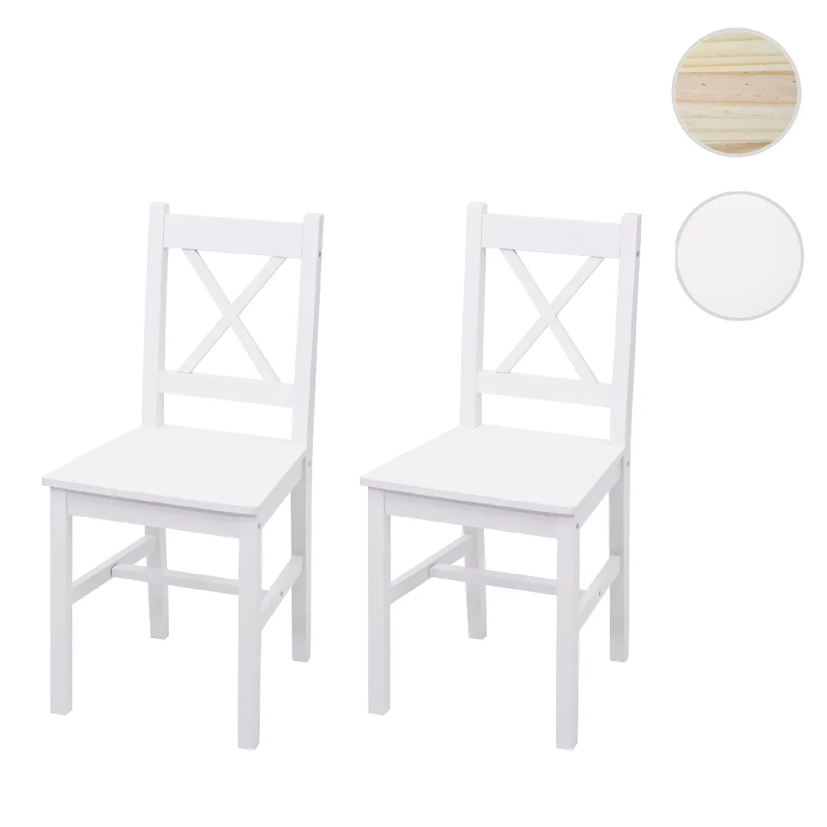 Mendler Blanc Chaise Hwc-F77