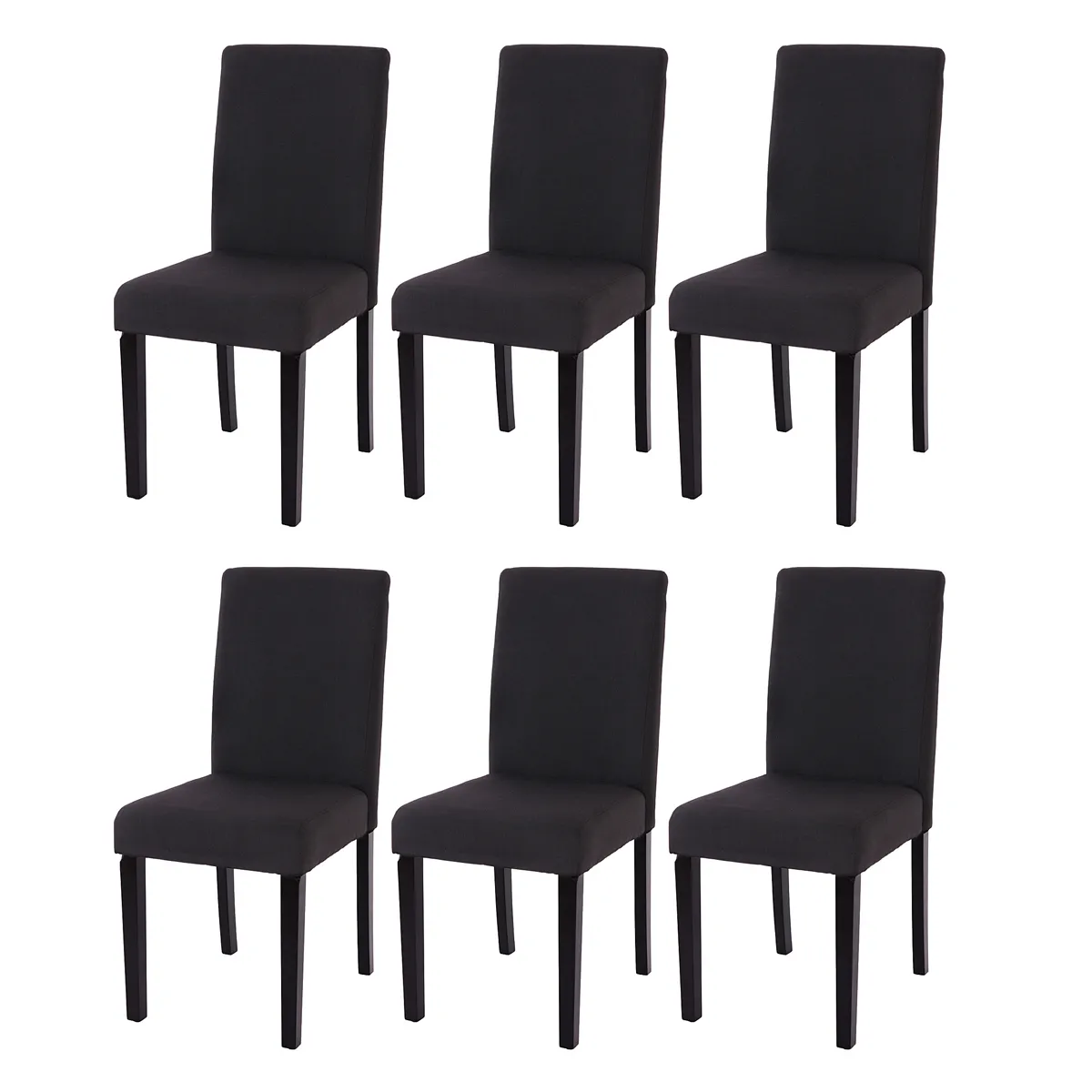 Mendler Noir Littau - Lot De 6