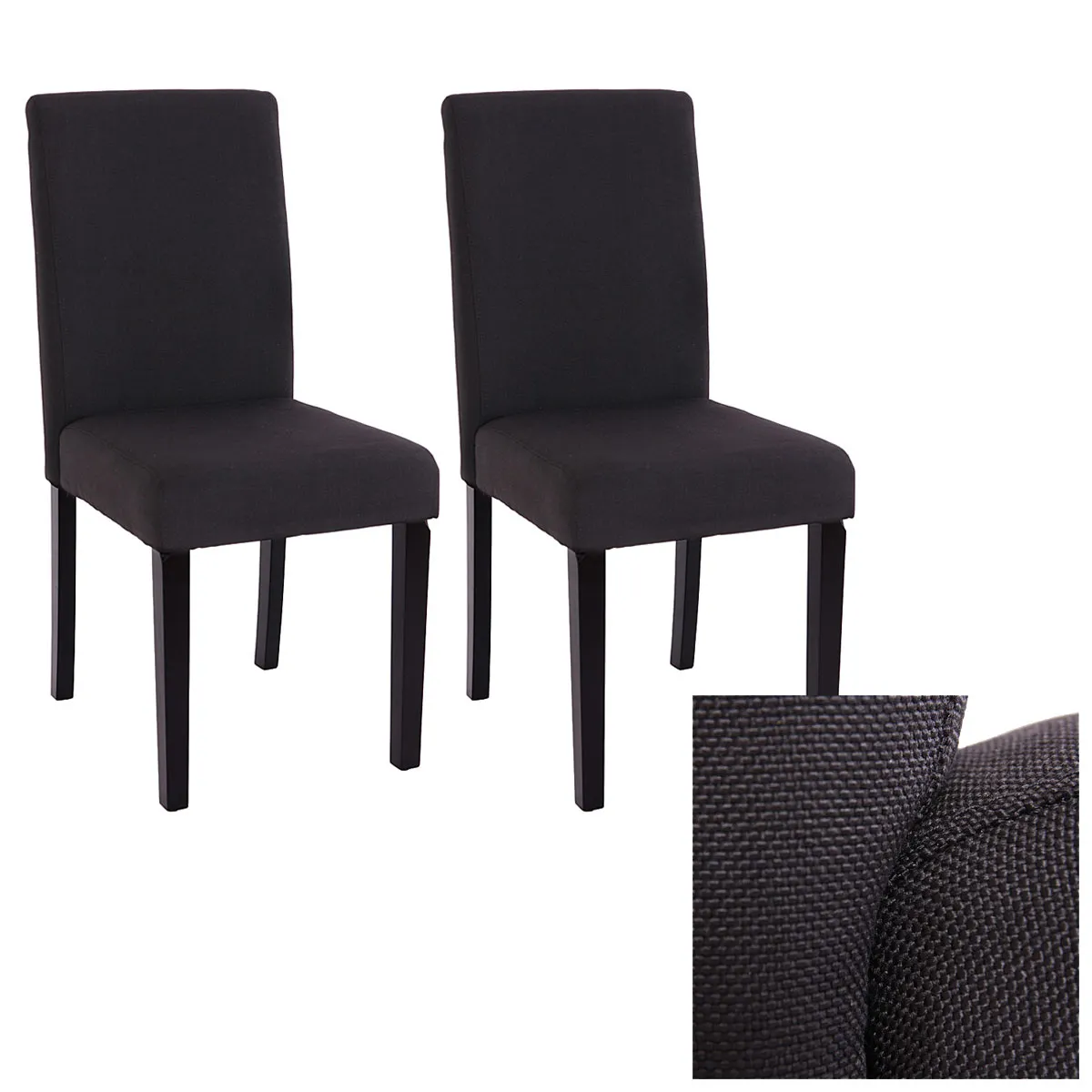 Mendler Noir Littau Lot De 2