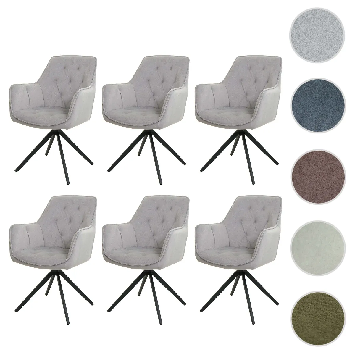 Mendler HWC L80 Lot de 6